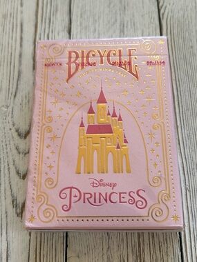 Disney Bicycle Princess Playing Cards - Pink and Gold